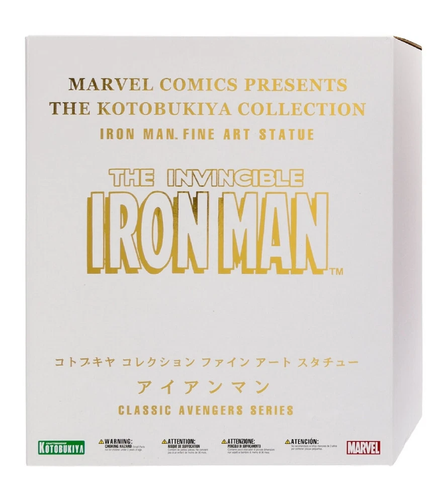 Nuevo/Sellado Kotobukiya Iron Man Bellas Artes Estatua Serie Clásica Vengadores Marvel Foto 2 de 4