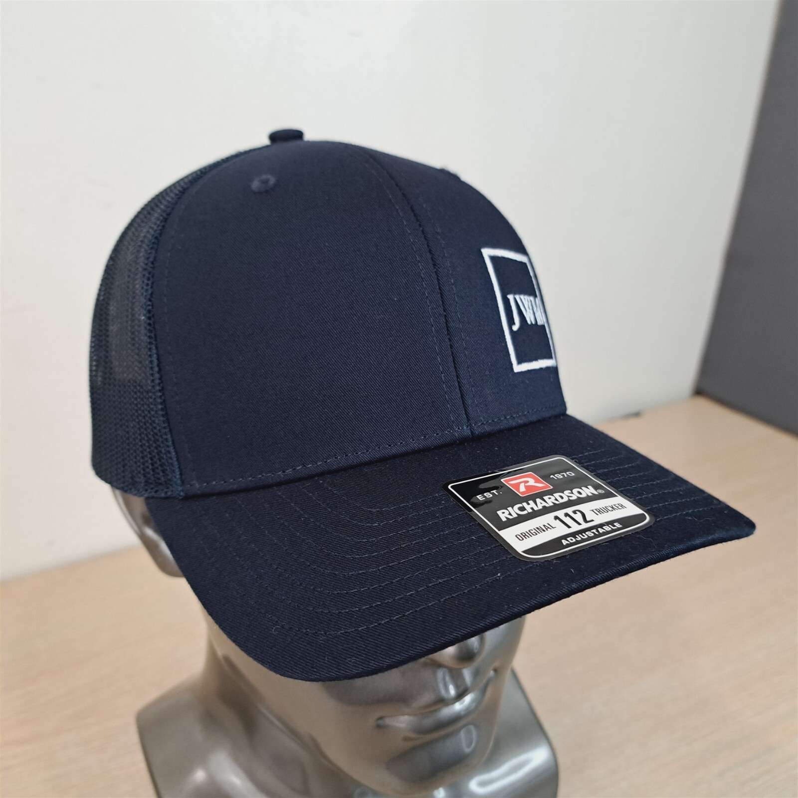 JWM INITIALS/MONOGRAM ADJUSTABLE SNAPBACK TRUCKER… - image 3