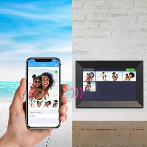 Aluratek 8-Inch Digital Photo Frame Wi-Fi Touch Screen 8GB (ASHDPWM8S)™ - Picture 7 of 10