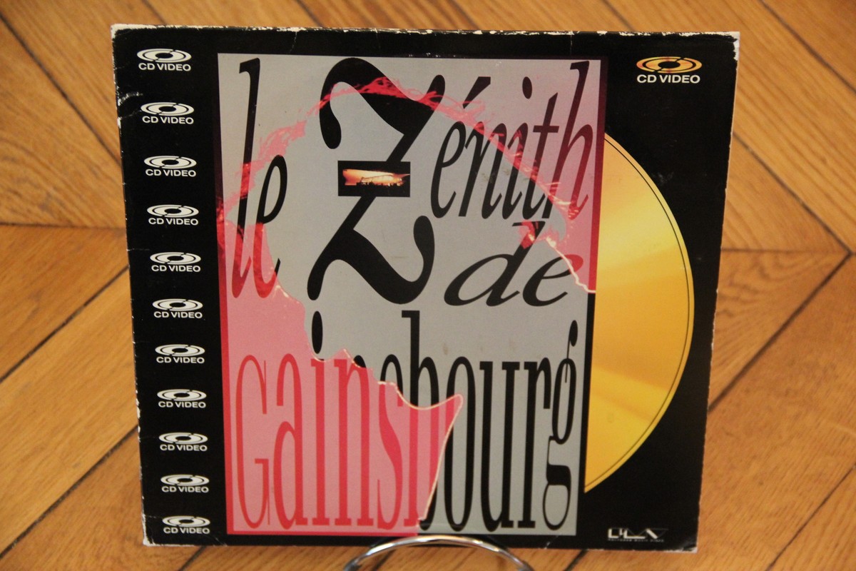Serge Gainsbourg: Le Zénith de Serge Gainsbourg: 1989 Laserdisc LD