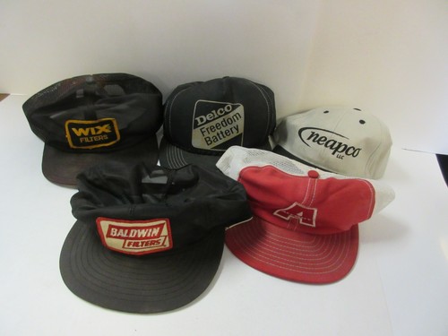 5 Vintage Hats USED AUTOMOTIVE | eBay