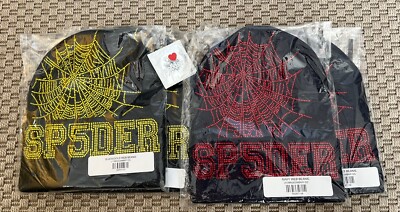Sp5der Web Beanie (Navy/Red) Spider Worldwide AUTHENTIC | eBay
