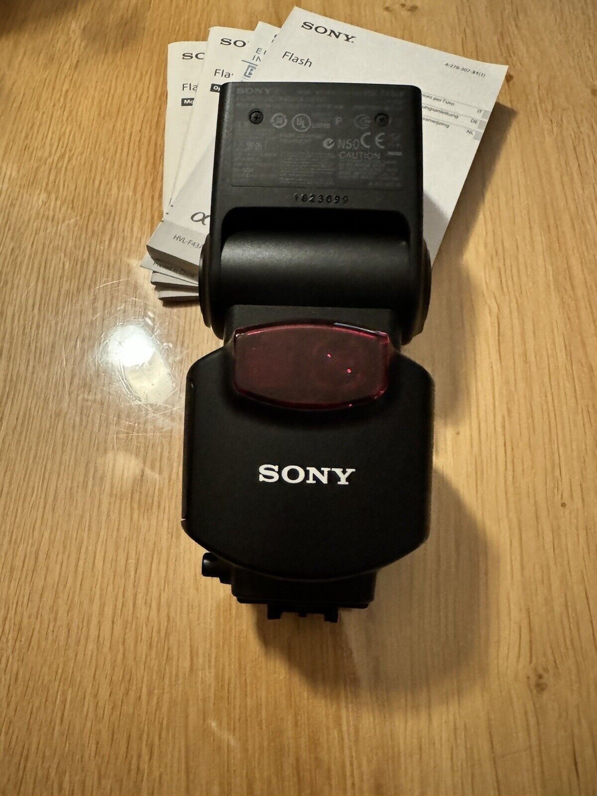 Sony Aufsteckblitz HVL-F43AM, sehr guter Zustand - Unbenutzt