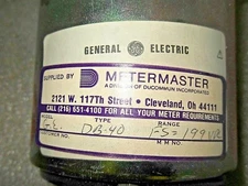 GE DB-40 0-180FPM Meter