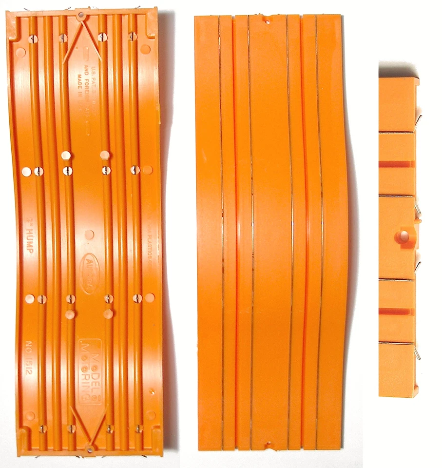 27pc Aurora Model Motoring Slot Car ORANGE BUMP ROADWAY TRACK Lock & Joiner 1512 - Image 2 of 2