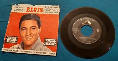 Elvis Presley 45 They Remind Me Too Much Of You / One Broken Heart For Sale w PS