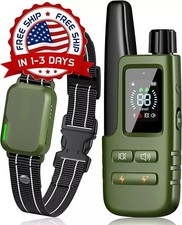 Collar De Choque Electrico Entrenamiento Para Perros Con Control Remoto 3300Ft..