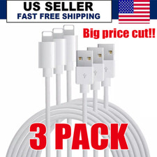 Fast USB Charger Cable Charging Cord For Apple iPhone 7 8 X 11 12 13 14 Pro iPad