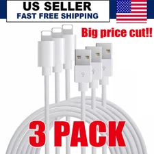 Fast USB Charger Cable Charging Cord For Apple iPhone 7 8 X 11 12 13 14 Pro iPad