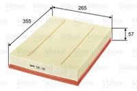 Valeo 585198 Luftfilter FüR VW MERCEDES-BENZ