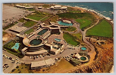 Postcard Marineland of the Pacific Palos Verdes Estates Portugese Bend CA Aerial