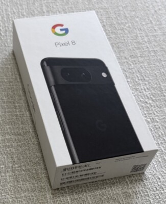Google Pixel 8 - 128GB - Black Smartphone Unlocked New!