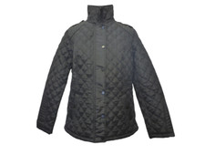 Jessica Graaf Black Quilted Padded Coat Zip Up Jacket Ladies Size 20 Xxl Xlarge