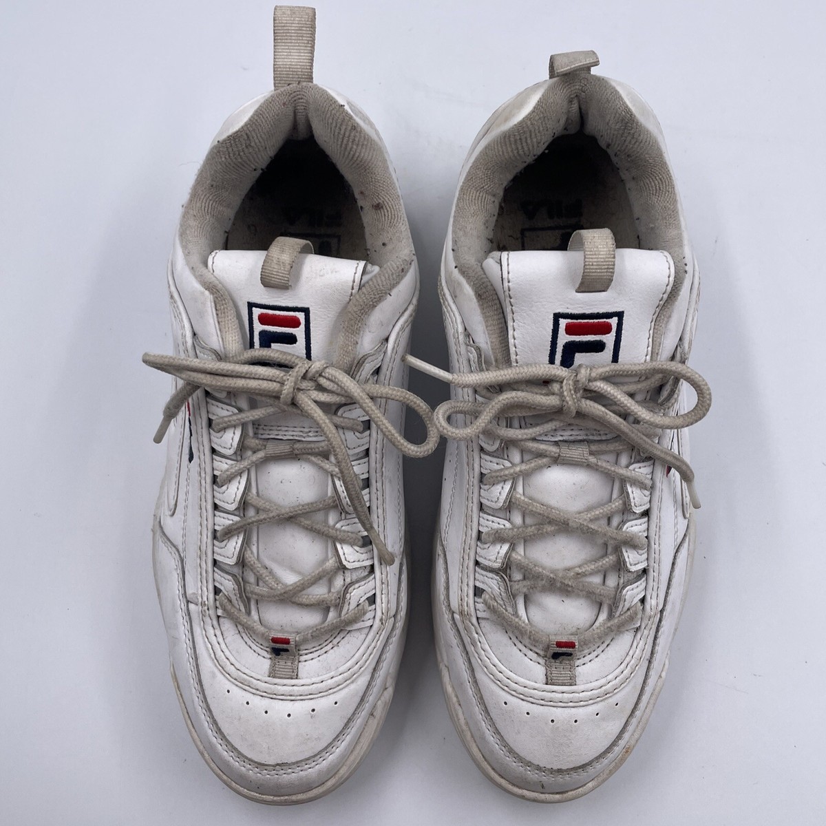 Fila Disruptor White Mid Top Sneakers Men's Size 9 1/2 Fila Disruptor White Mid Top Sneakers Men's Size 9 1/2