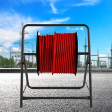 Cable Reel Caddy Cable Holder Stand Wire Foldable Wires Pulling Dispenser Tool