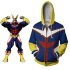 My Hero Academia All Might Toshinori Yagi Cosplay Hoodie Costume Zipper Coat