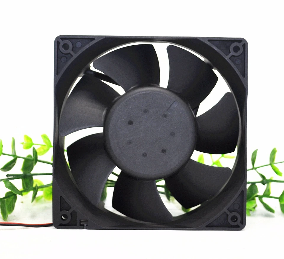 Delta AFB1224SHE 12038 DC24V 0.75A 2-pin large air volume inverter cooling fan - Image 3 of 4