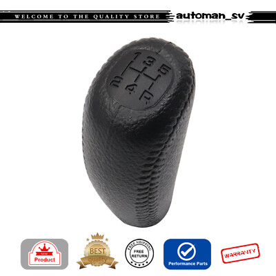 Fit For Honda Acura 2000 Integra 5 Speed 1PCS Shift Knob Black Rubber Leather