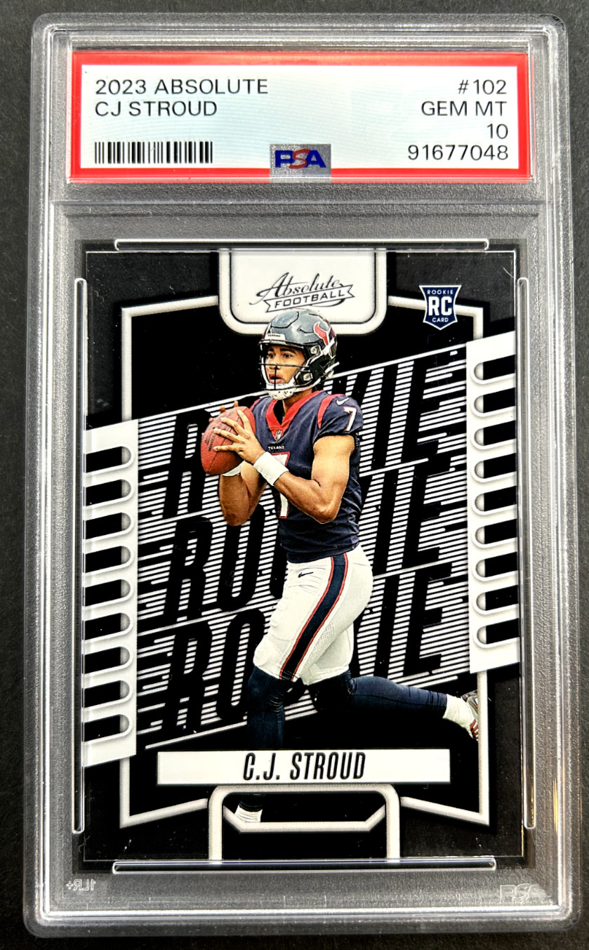 2023 Panini Absolute - CJ Stroud #102 Houston Texans - ROOKIE PSA 10