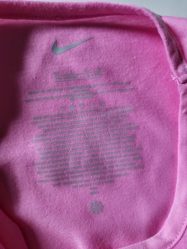 NIKE Girls t-shirt Dress Swoosh logo Size 6 6X Pink - Picture 3 of 3