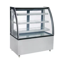 Omcan USA 44502 48" Curved Refrigerated Deli Display Case