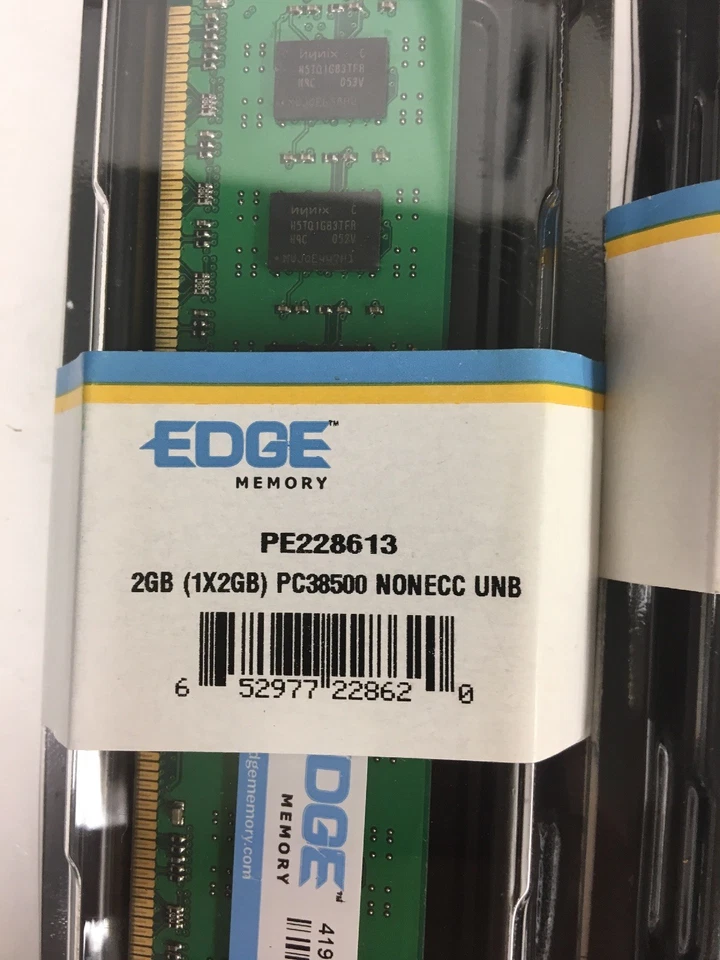 8GB (4X2GB) Edge Memory Modules PE228613 2GN602R08DS PC3-8500 DDR3-1066 - Image 2 of 4