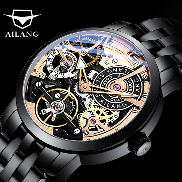 AILANG Original design watch automatic tourbillon wrist watches men