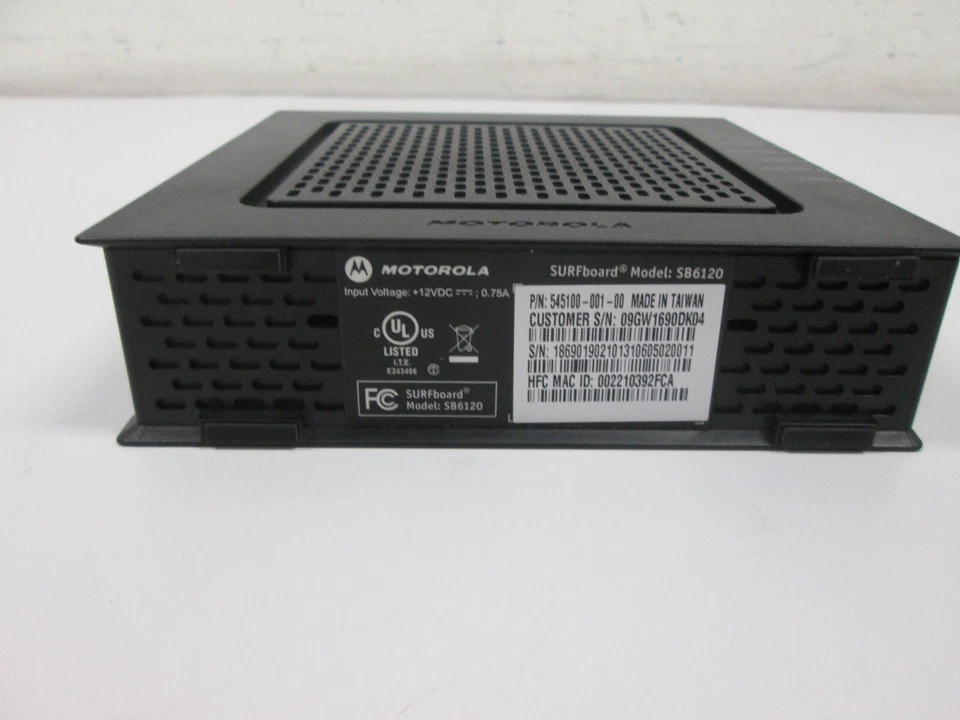 Motorola SURFboard SB6120 Cable Modem 545101-011-00 - Image 4 of 4