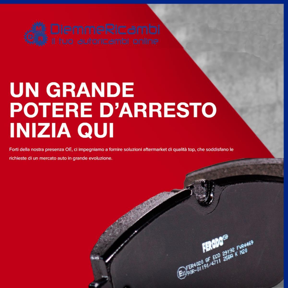 KIT PASTIGLIE FRENO FERODO ANTERIORI PER DACIA - FDB1617 - Miniatura 3