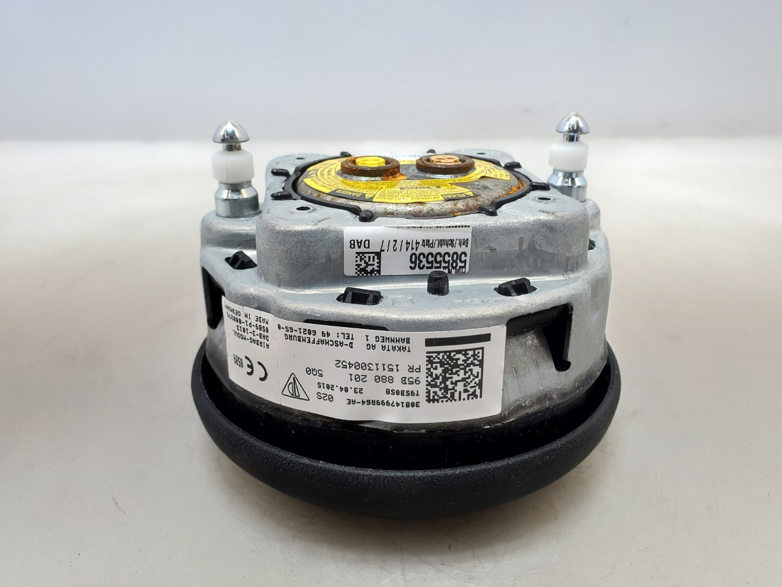 ✓ OEM Porsche Macan Turbo 95B Front Driver Steering Wheel Airbag  