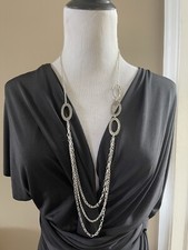 SILPADA N1720 Sterling Silver 925 Oval Chain Links 32" Necklace 52