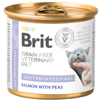 Brit Vet Cat Gastrointestinal 200 g, Katzenfutter, NEU