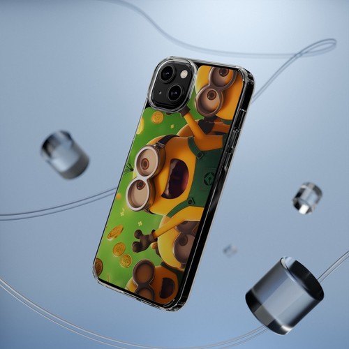 Minions Clear Phone Case, Fun Phone Cover, Kids Gift, Birthday Present, Minion - Picture 74 of 153