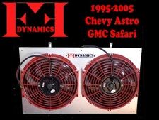 FF DYNAMICS EXTREME ELECTRIC COOLING FAN SYSTEM: 95-05 CHEVY ASTRO GMC SAFARI