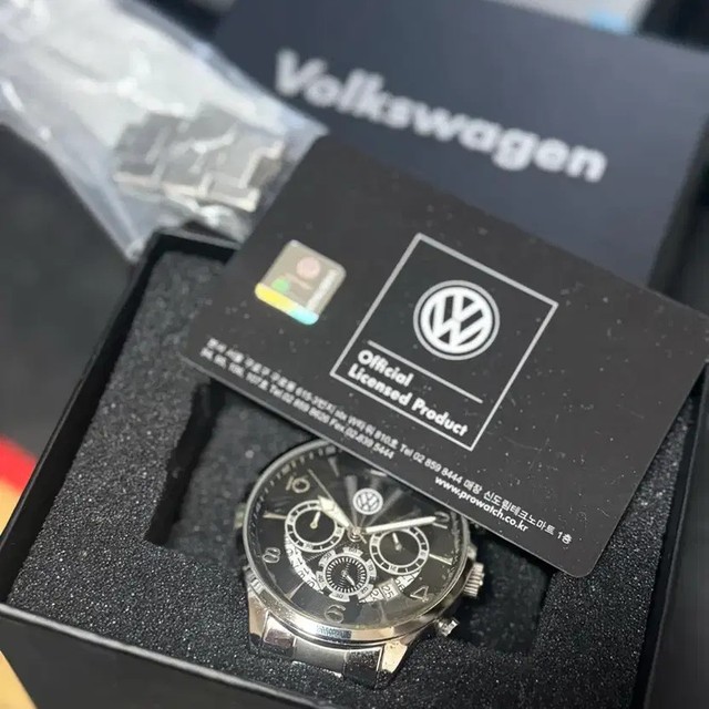 Volkswagen Metal Watch with Box - New, Unused