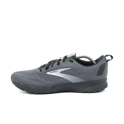 Brooks Herren Revel 4 Sneaker Grau Mesh Low-Top Atmungsaktiv Laufschuhe EU 43