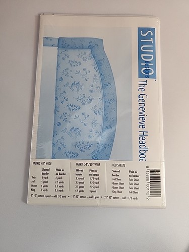 5 Vintage Studio Designs Headboard Patterns All Sizes New Sealed - Picture 10 of 12