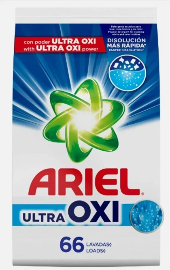 Ariel with Ultra Oxi Powder Laundry Detergent 105 oz 66 Loads