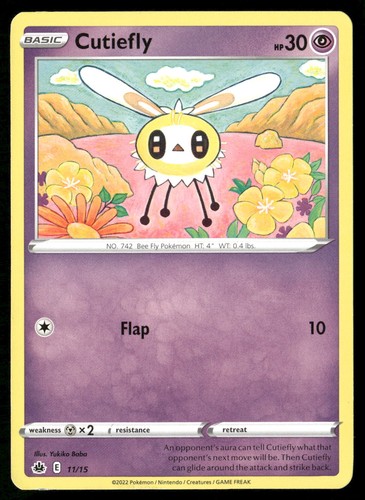 Cutiefly 011/015 Promo McDonald's Promos 2022 Pokemon NM/M