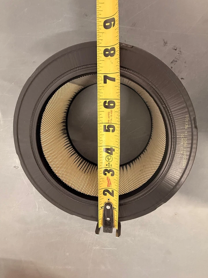 Filtro de aire de panel redondo WIX 63-74 Aston Martin DB4 DB5 DB6 DBS Vantage # 42630 Foto 4 de 4