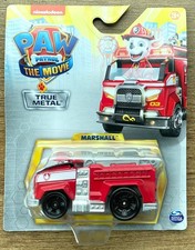 Paw Patrol Mighty Pups True Metal Car Toy - Marshall Fire Truck Nickelodeon NEW