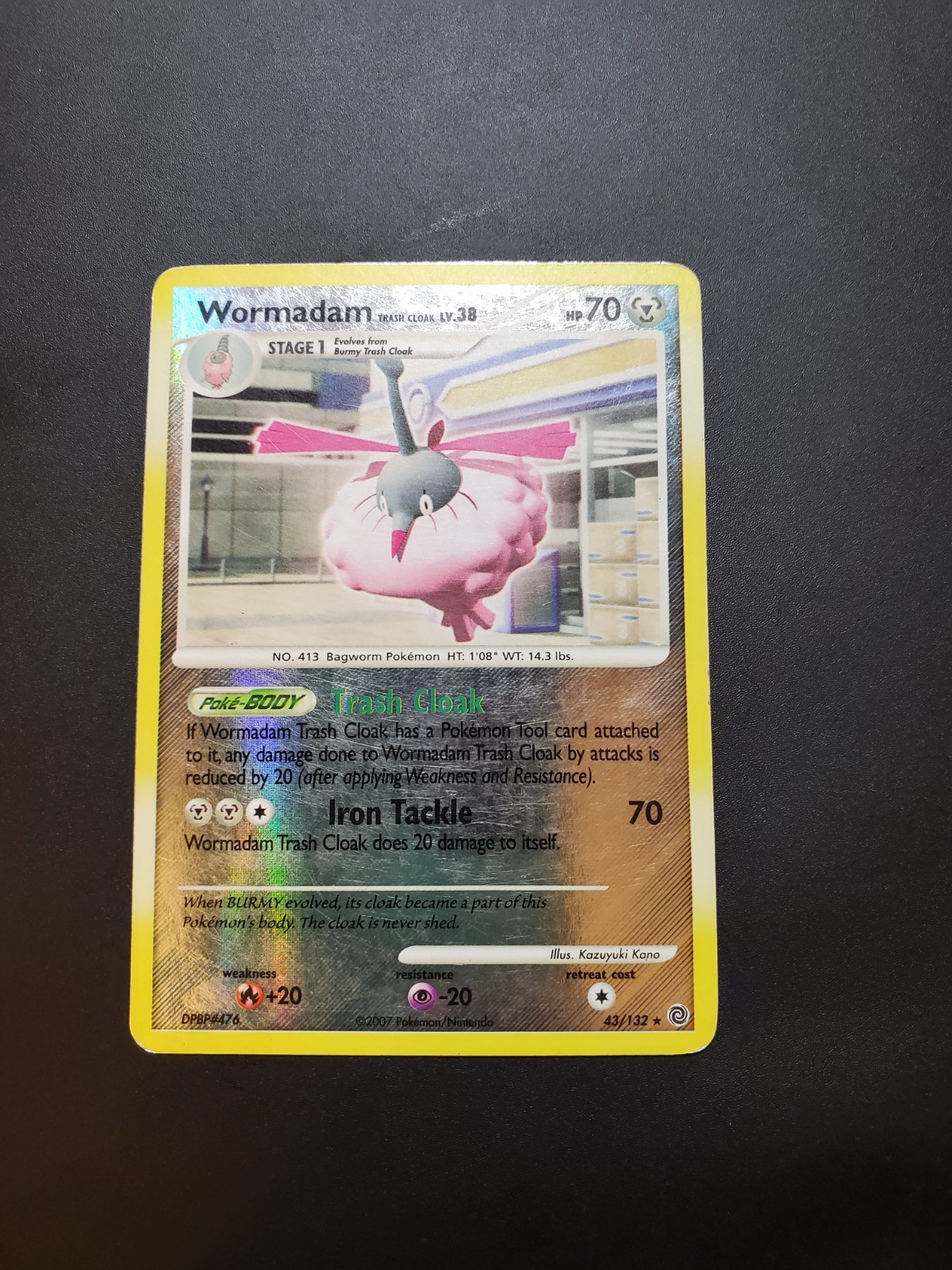Wormadam Trash Cloak 43/132 Secret Wonders Reverse Holo