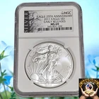 2011 Silver Eagle MS69 25th Anniversary NGC Early Releases Fast Ship 🚢