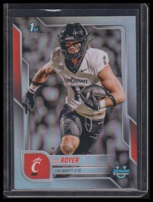 2025 Bowman University Chrome #120 Joe Royer Refractor