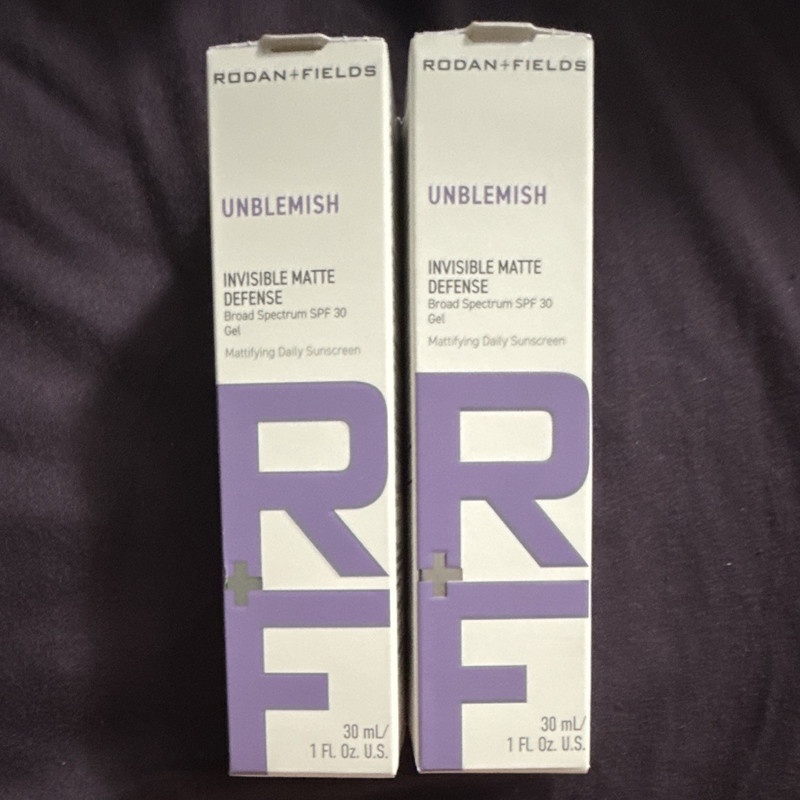 Rodan + Fields UNBLEMISH Invisible Matte Defense SPF 30 Broad Spectrum Gel 1oz