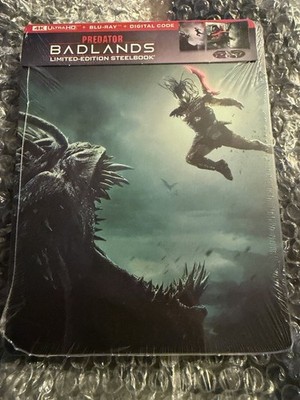 Predator Badlands [4K UHD + Blu-ray + Digital] Steelbook, New/Sealed