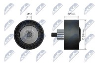 Umlenkrolle Keilriemen NTY RNK-BM-021 FüR BMW 3Er F30 F80 Turismo F34 Touring X6