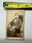 Gettysburg CDV Civil War 1860s Antique Old Photograph Vintage Man Portrait