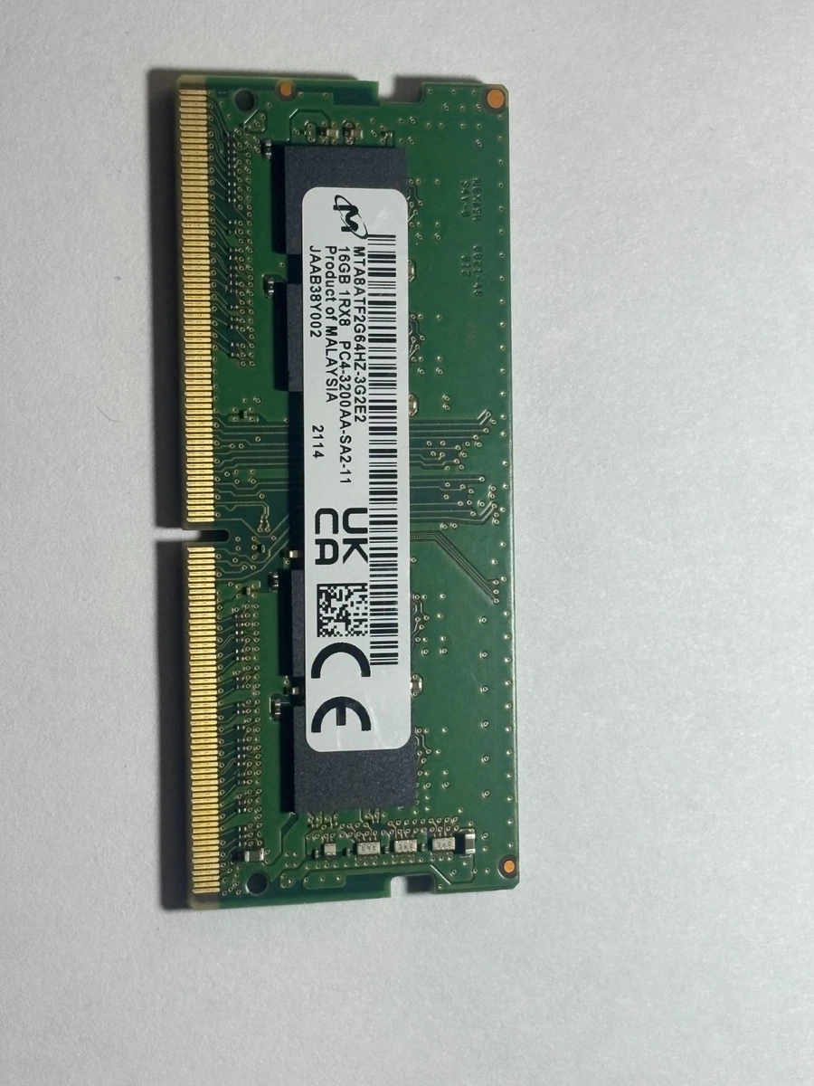 Micron DDR4 SDRAM 16 GB Total Capacity Memory (RAM) for sale | eBay