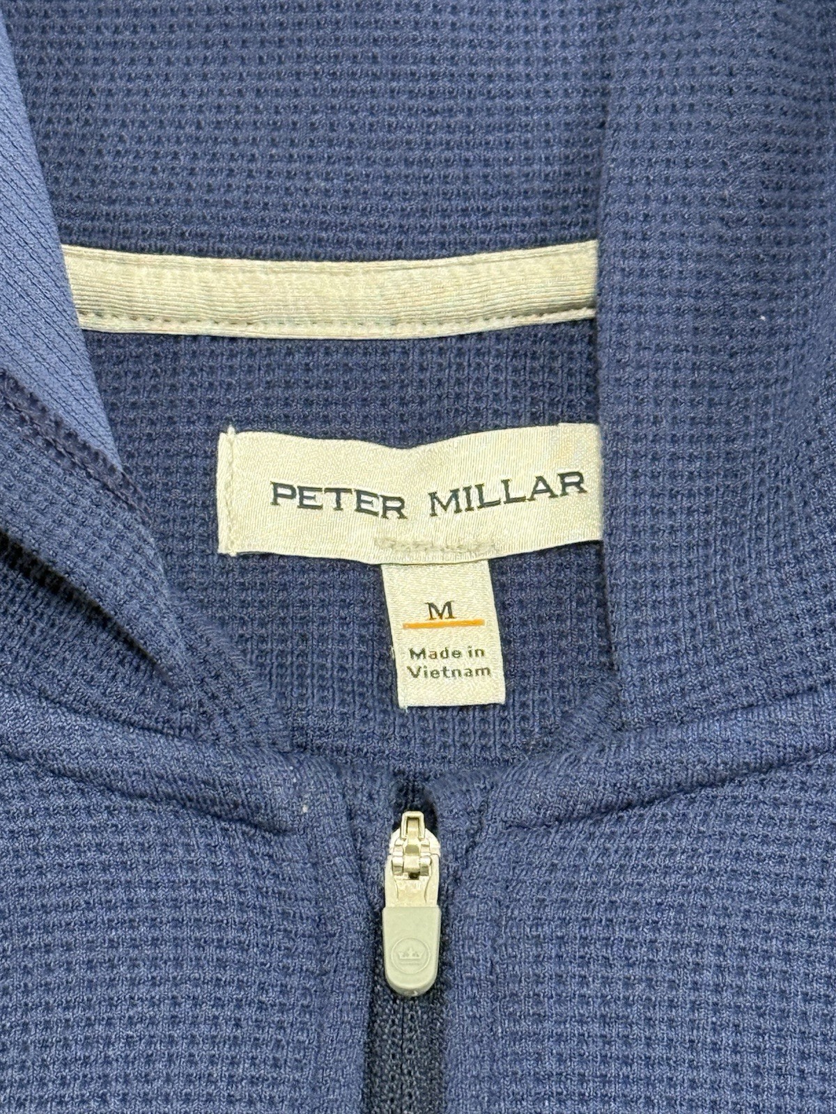 Peter Millar Grid Performance Half-Zip Hoodie Med… - image 2